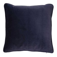 Luxe 43cm Velvet Piped Cushion Navy