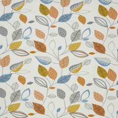 Forest Leaves Tangerine Fabric