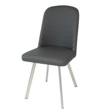 Flex Dining Chair Grey PU