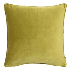 Luxe 43cm Velvet Piped Cushion Acid Green