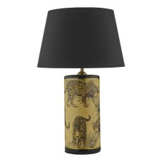 Dar Eliza Table Lamp With Black Shade