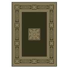 Da Vinci Frame Black Rug