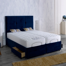 Hatfield Standard Adjustable Divan Bed - 2 Mattresses