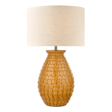 Robert Abbey Small Double Gourd Table Lamp - Antique Brass - Sunset - Ivory  Stretched Fabric Shade