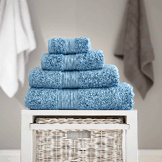 Deyongs Bliss Pima Cotton Towel Cobalt