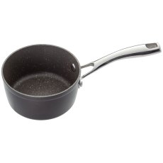 20cm/1.8L Milk Pan Non Stick Saucepan with Lid Small Cooking Pot Pour Spout