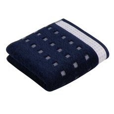 Vossen Country Style Towel Marine Blau