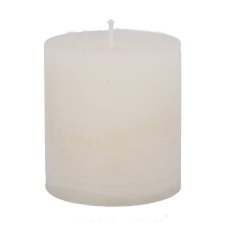 Gisela Graham Ivory Pillar Candle - 7cm