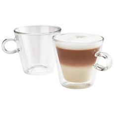 Duo 2 Piece Latte Glass Set 325Ml/Flared