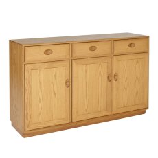 Ercol Windsor Three Door High Sideboard
