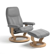 Stressless Classic Consul Chair With Footstool (Exclusive)