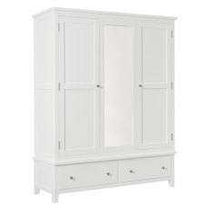 Hamilton Triple Wardrobe White