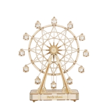 Ferris Wheel Music Box 3D Wooden Puzzle