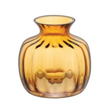 Dartington Cushion Small Amber Vase