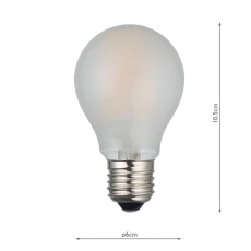 Dar LED Dimmable Frosted Bulb GLS LAMP 8W 1000 Lumins E27