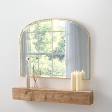 Hazlewood Contemporary Mantel Mirror