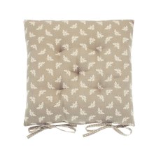 Bee Seat Pad With Ties Natural