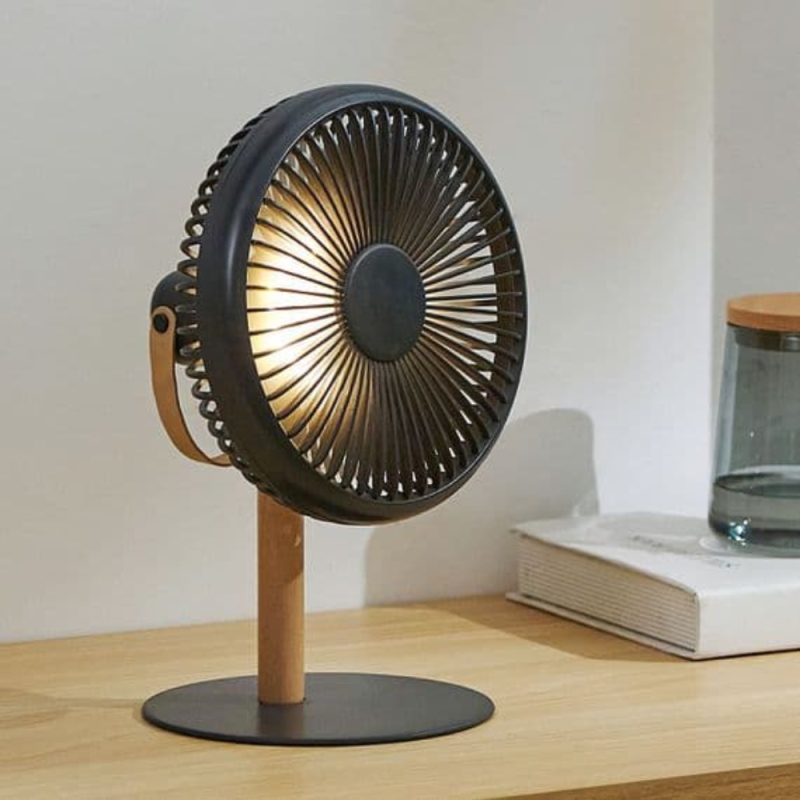 Gingko Beyond Portable Desk Fan Grey