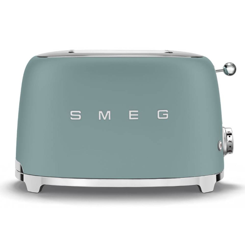 Smeg 2 Slice Toaster Matte Emerald