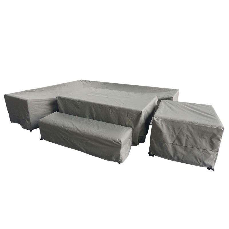 Bramblecrest Sandringham Corner Sofa Set Cover Khaki