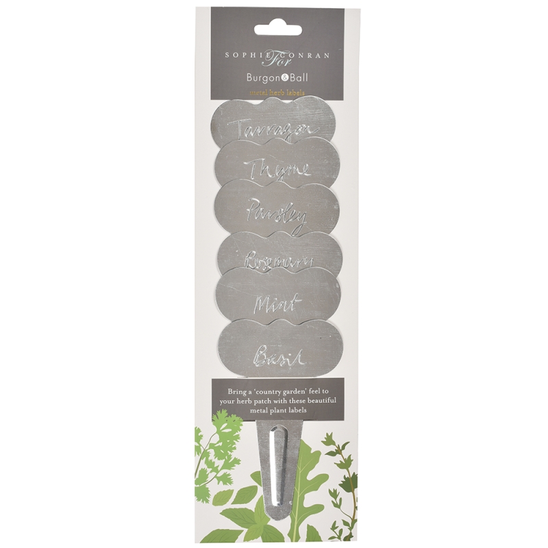 sophie conran metal herb labels