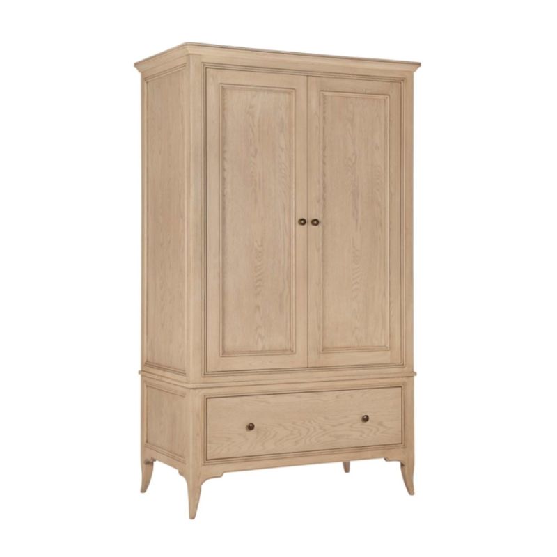 Toulon 2 Door 1 Drawer Wardrobe