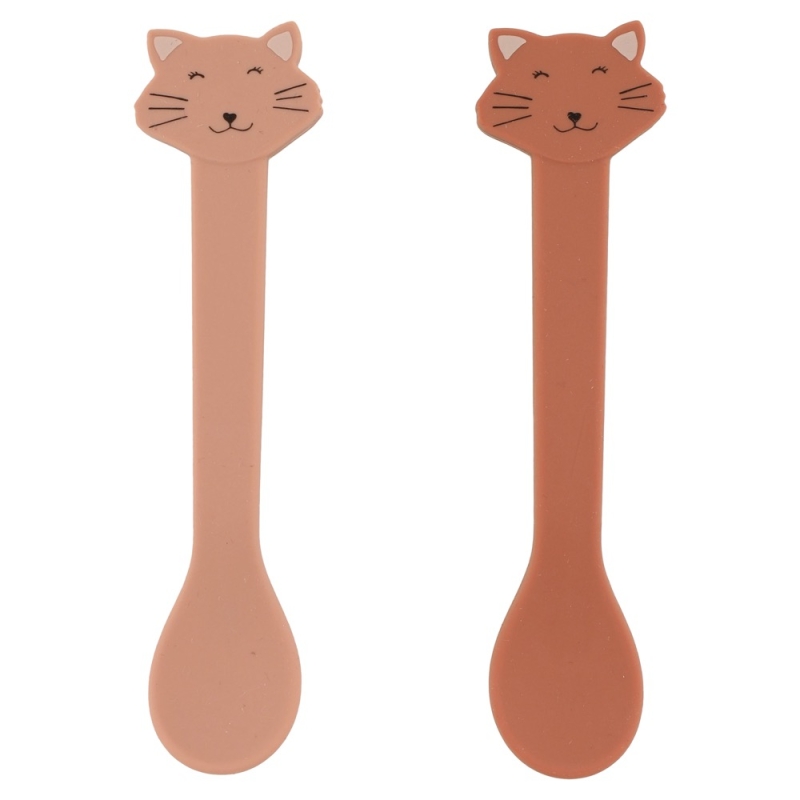 Mrs Cat Silicone Spoons - 2 Pack