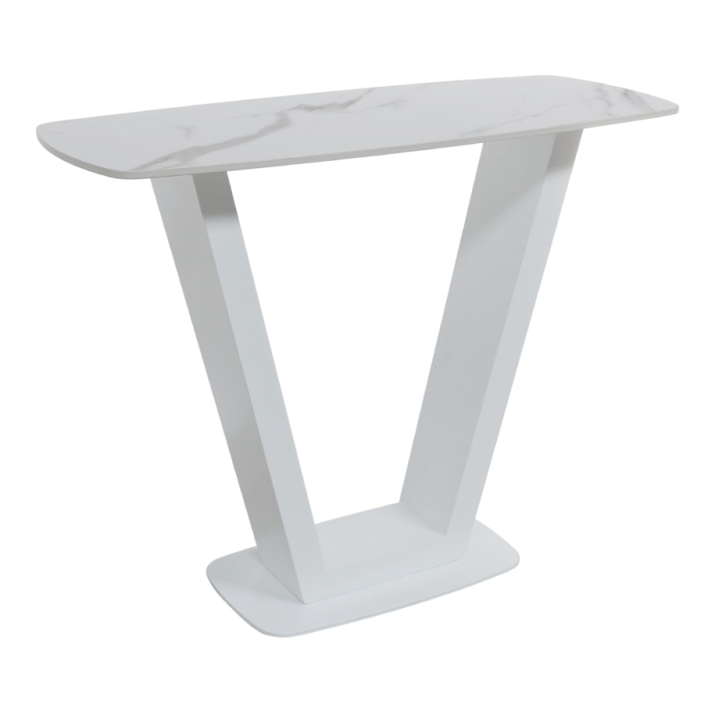 Ariel Console Table White