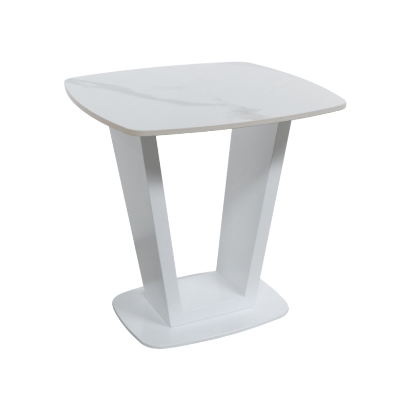 Ariel Lamp Table White