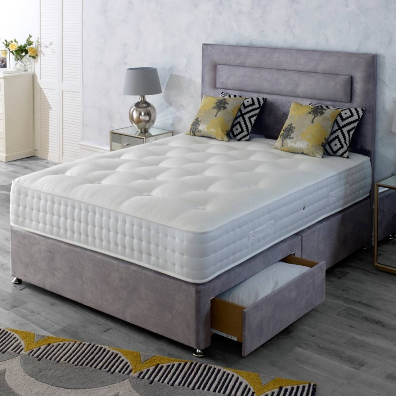 Highgrove Clover Natural Ortho 2000 Divan Set 