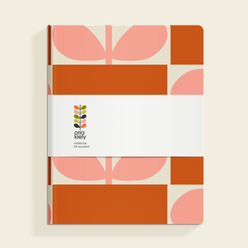 Orla Kiely Medium Block Flowers Notebook