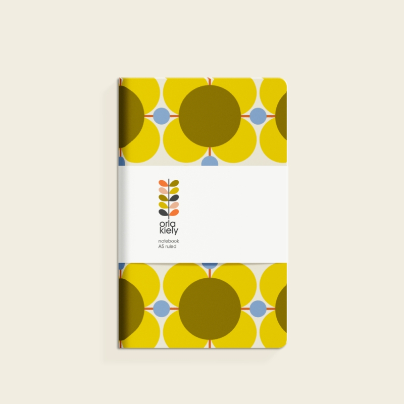 Orla Kiely Small Atomic Flower Notebook