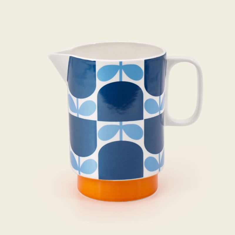 Orla Kiely Block Flower Ceramic Water Jug