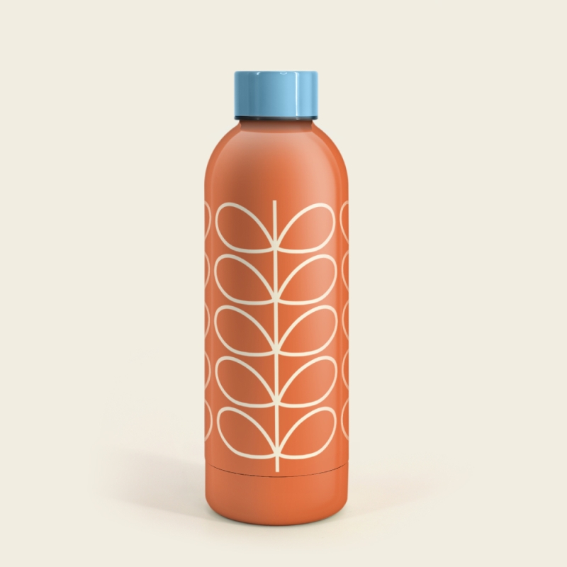 Orla Kiely Stainless Steel Linear Stem Water Bottle