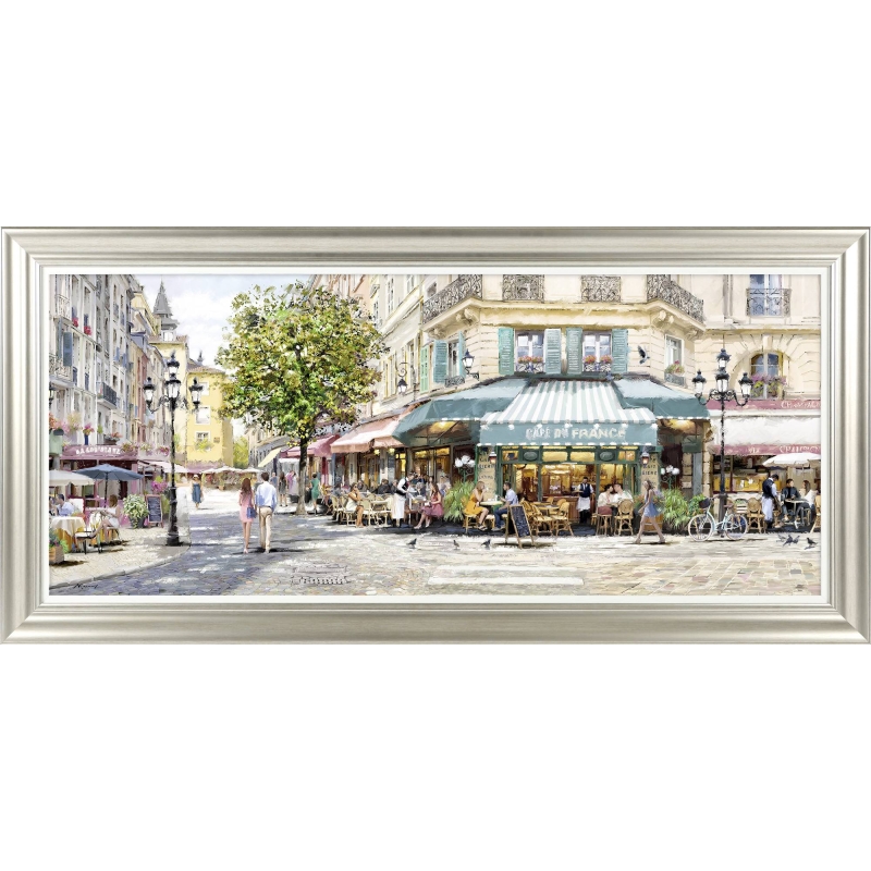 Café Rendezvous Framed Print