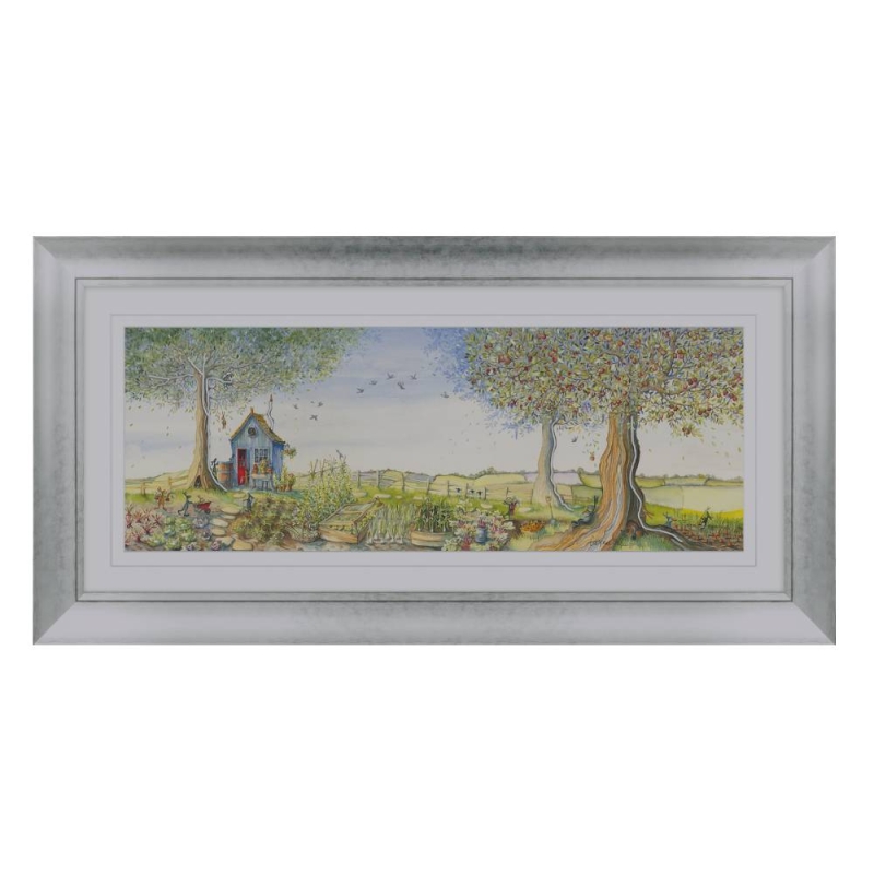 The Allotment Framed Print by Catherine Stephenson