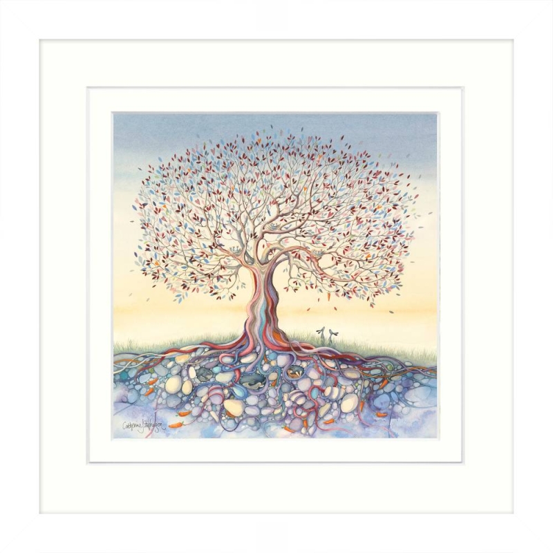 Tree Of Dreams Framed Picture Small by Catherine J Stephenson 