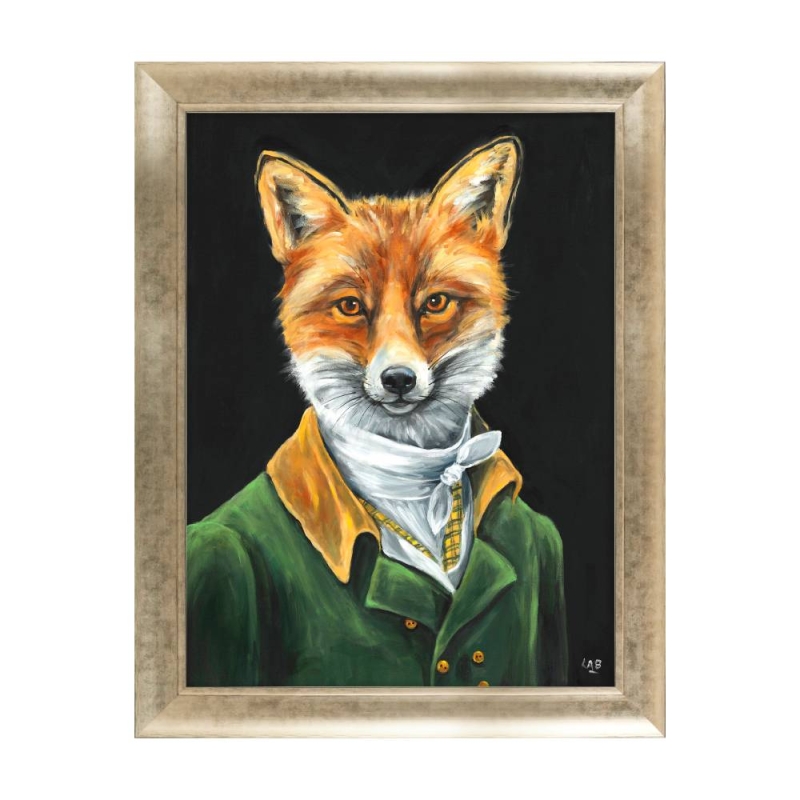 Dapper Fox - Framed Picture By Louise Brown