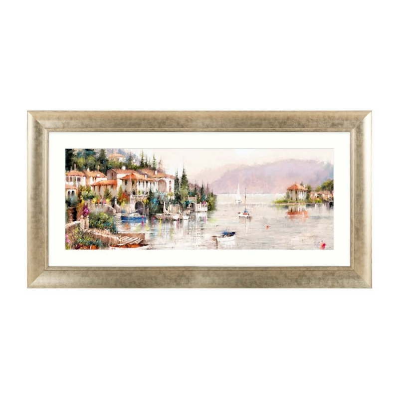 Italian Lake - Framed Picture By Richard Macneil