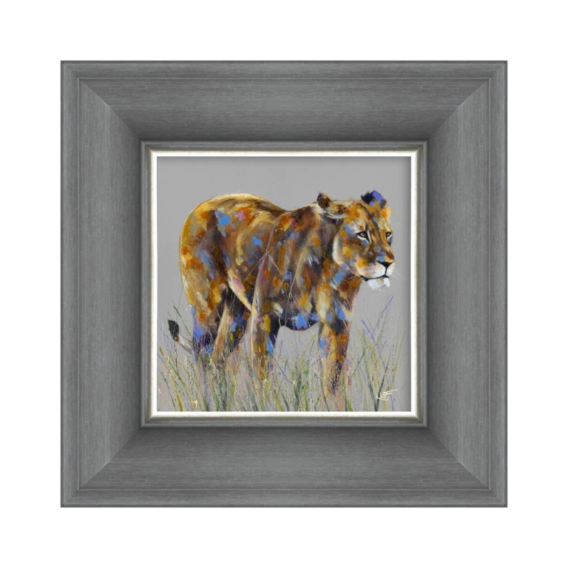 Huntress Mini - Framed Picture By Louise Luton