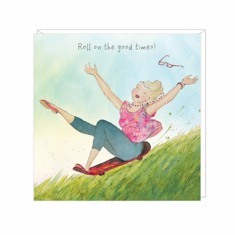 Roll On - Greeting card