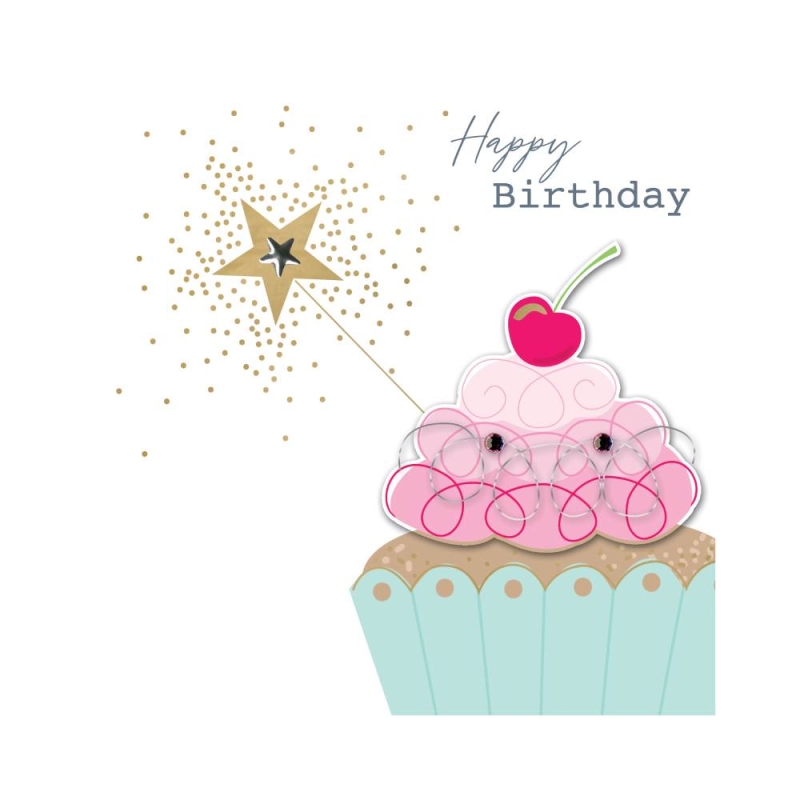 Large Cupcake - Birthday Card