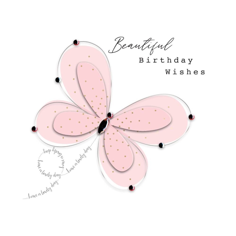 Butterfly Birthday Card 