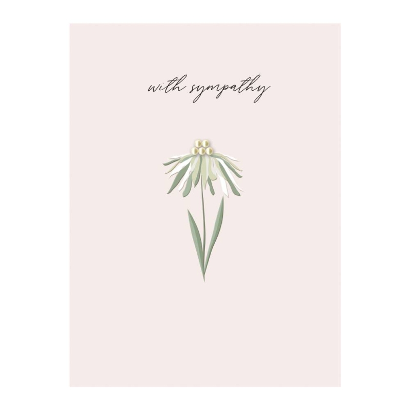 Sympathy Flowers - Card