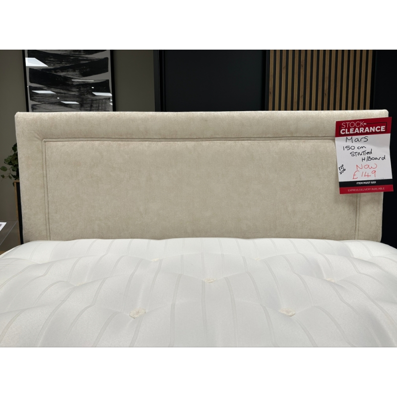 Mars Strutted Headboard 150cm (Bury St Edmunds)