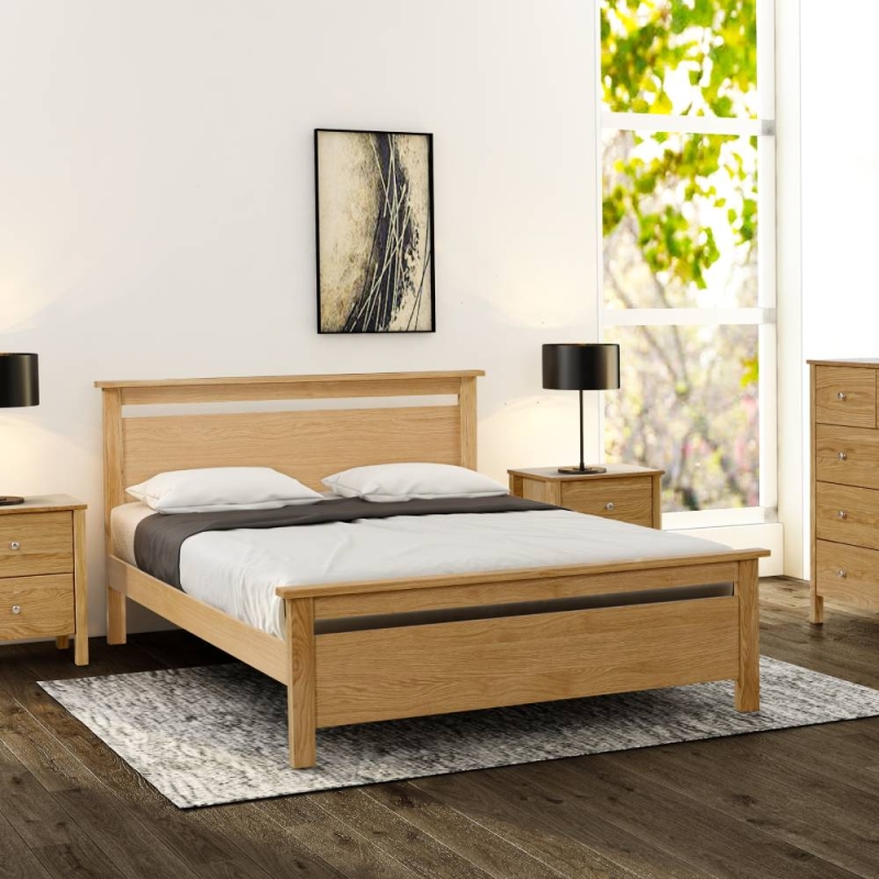 Neo Oak Bed Frame