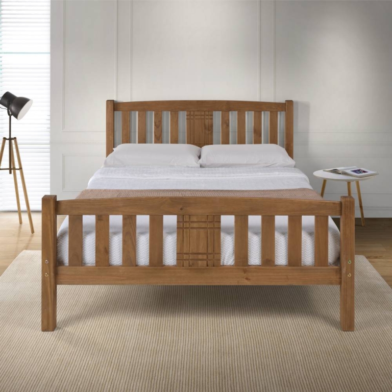 Simone Wooden Bed Frame 