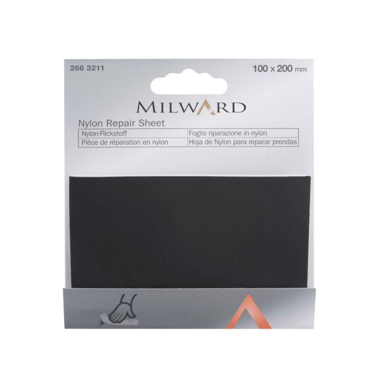 Self Adhesive Nylon Repair Patch Black