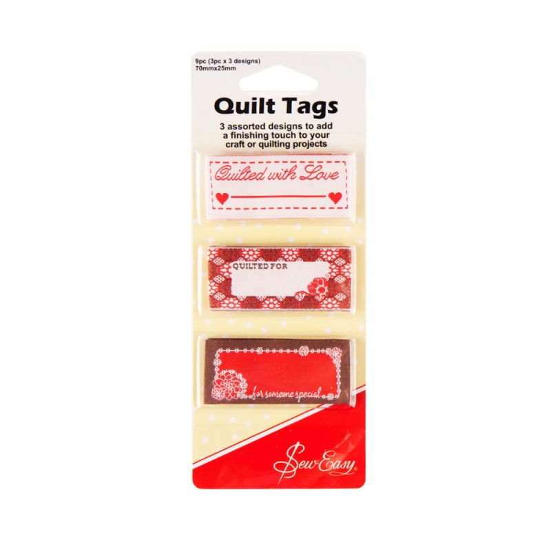 Quilt Tags Quilted For