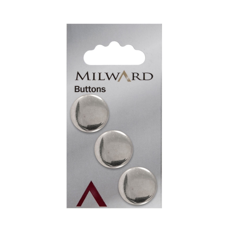 Buttons Carded 20mm Pk 3